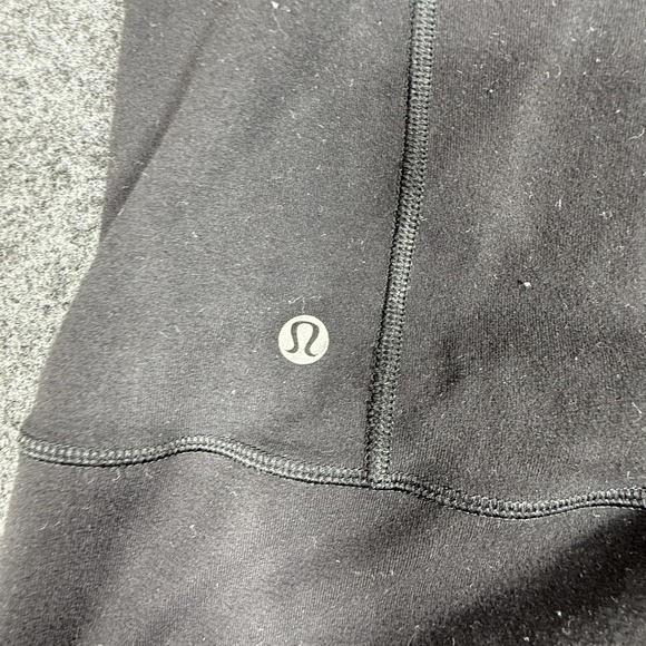 Lululemon Hoodie Womens 8 Black Full Zip Stride Jacket Drawstring Thumbhole - Picture 10 of 11